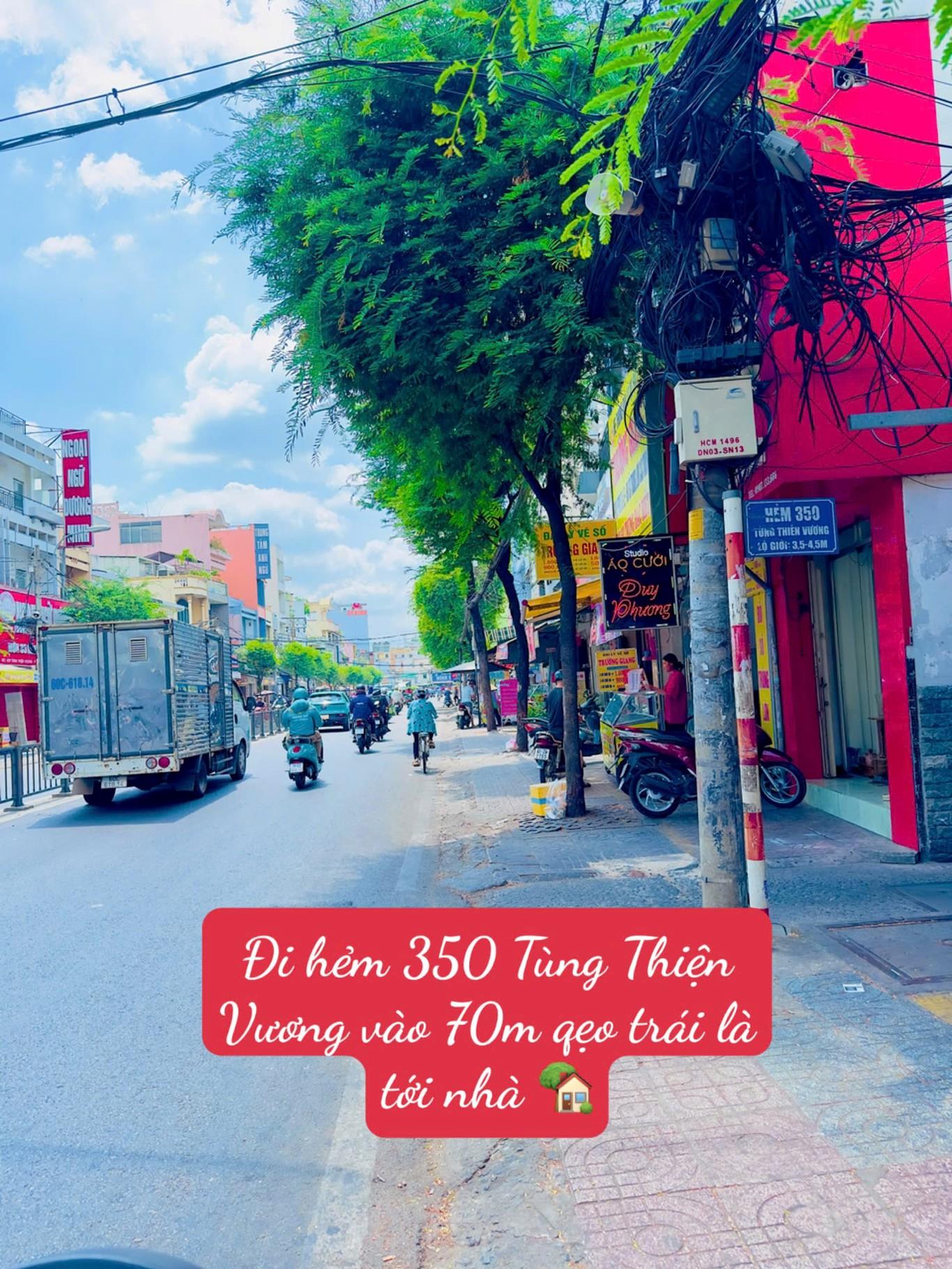 BÁN NHÀ TÙNG THIỆN VƯƠNG, P.13, Q.8 GIÁ 3.88 TỶ