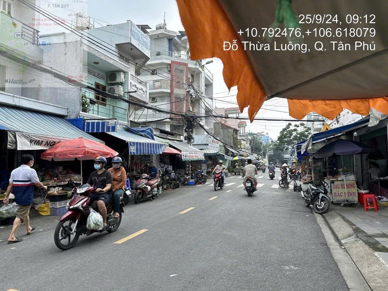 BÁN NHÀ MTKD ĐỖ THỪA LUÔNG, Q. TP, 1 TRỆT 2 LẦU GIÁ 11,5 TỶ