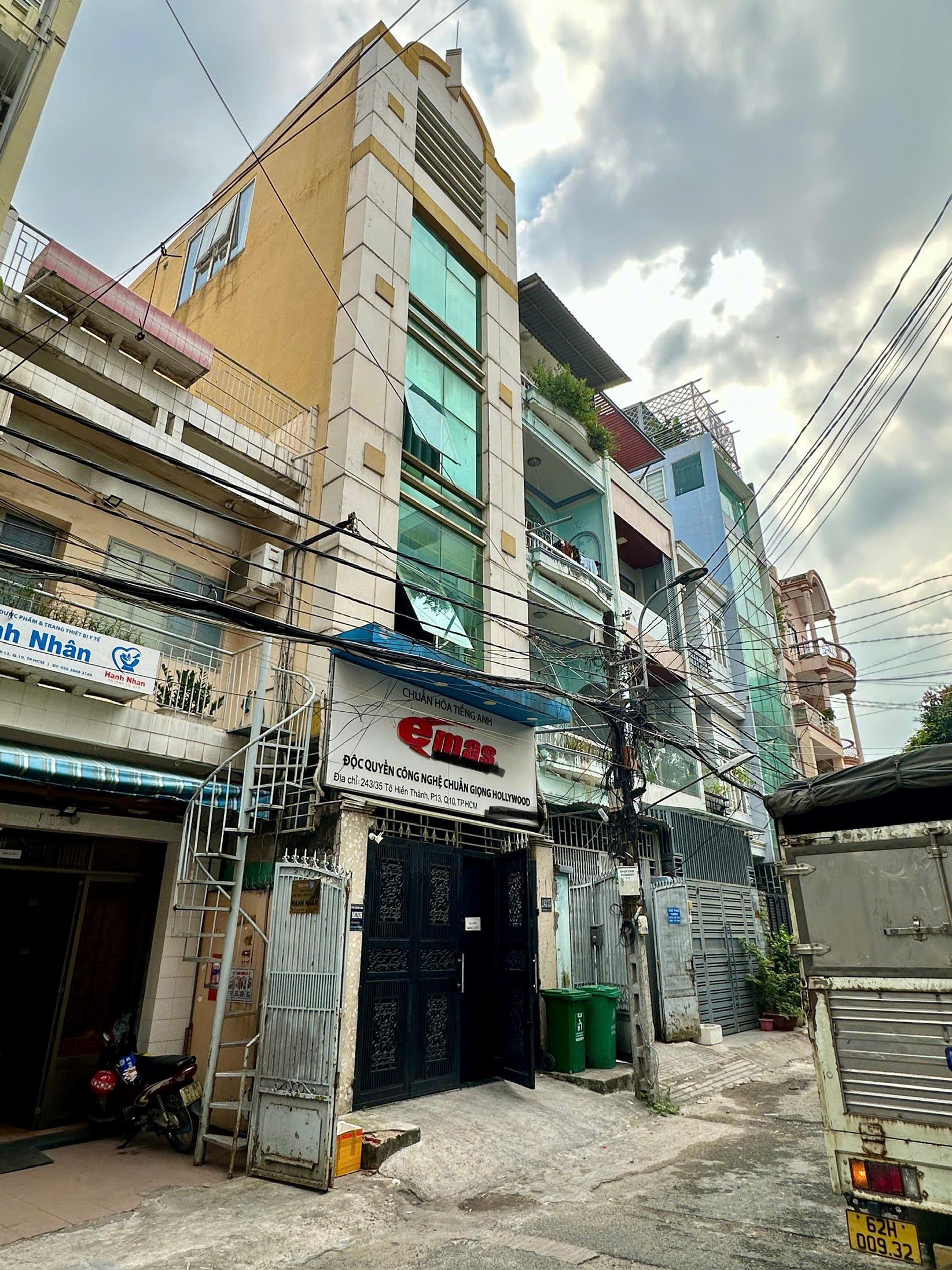 NHÀ MẶT TIỀN NỘI BỘ TÔ HIẾN THÀNH QUẬN 10 (4X18M) GIÁ 21.8 TỶ